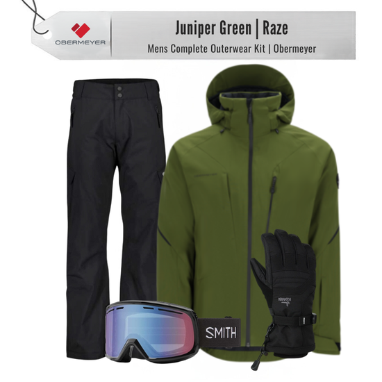 [Complete Outerwear KIT] - Mens - Obermeyer ( Juniper Green | Raze )