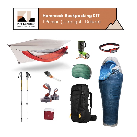 Hammock Backpacking KIT - 1 Person (Ultralight | Deluxe)