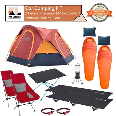 [Car Camping KIT] - 2 Person (Premium | Max Comfort | No Cooking Gear)