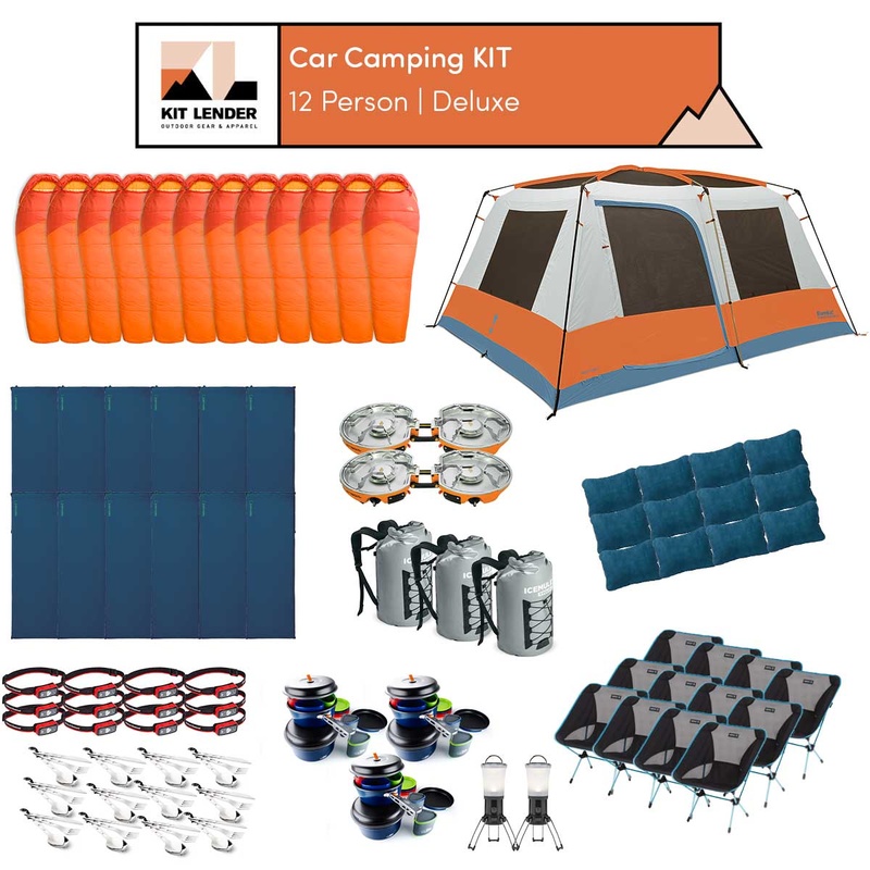 [Car Camping KIT] - 12 Person (Deluxe)