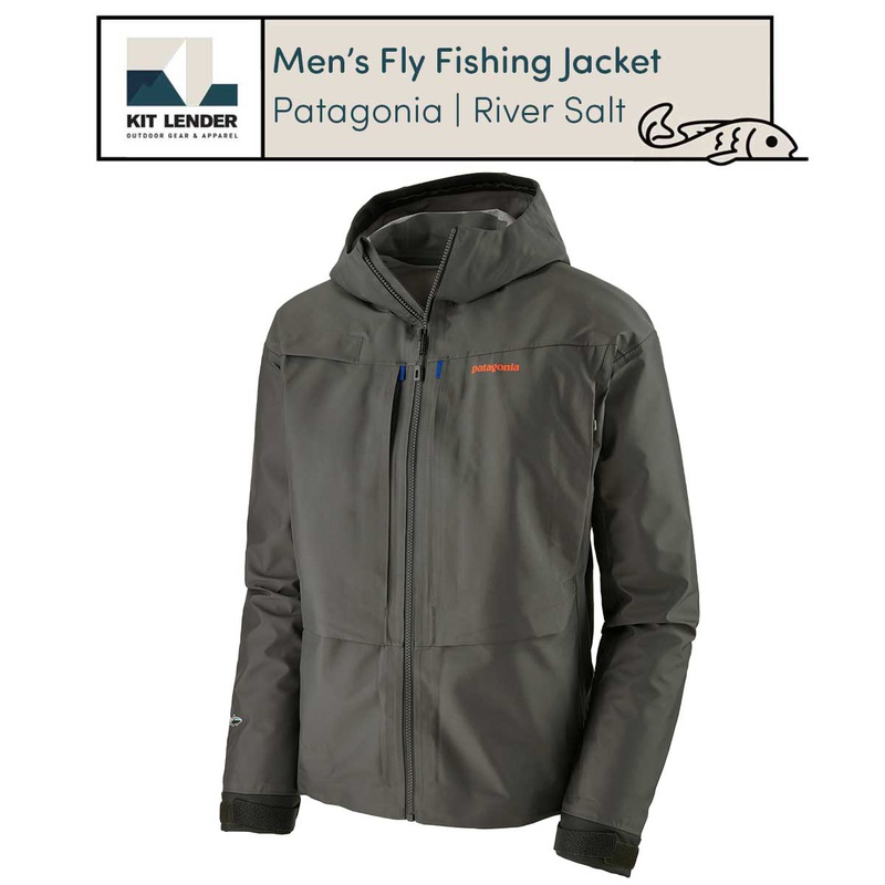 Fishing Jacket] - Mens - Patagonia (Forge Grey, River Salt)