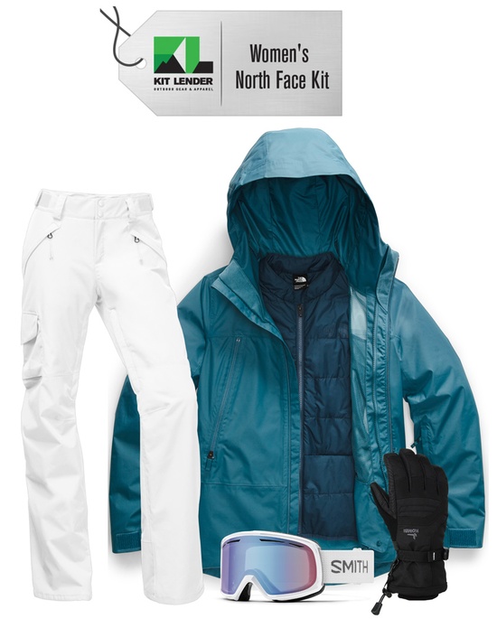 ** REMOVED S24 ** [Complete Outerwear KIT] - Womens - The North Face (Ocean Blue / Deep Teal | 3-in-1 | Clementine Triclimate)