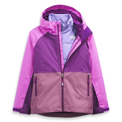 [Complete Outerwear with Boots KIT] - Jr Girls - The North Face (Gravity Purple | 3-in-1 | Freedom Triclimate)