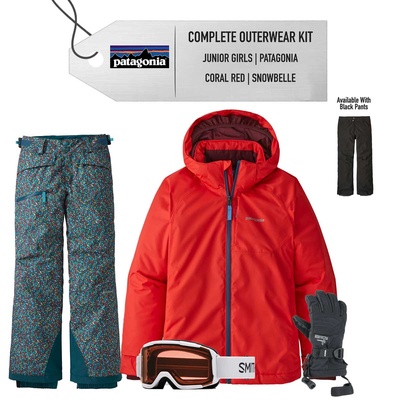 ** REMOVED S24 ** [Complete Outerwear KIT] - Jr Girls - Patagonia (Red | Snowbelle)