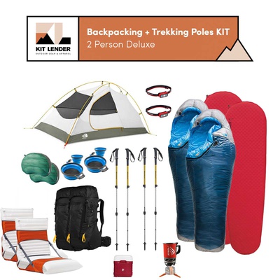[Backpacking +Trekking Poles KIT] - 2 Person (Deluxe)