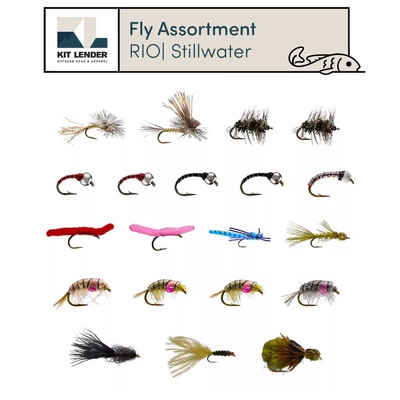 Fly Assortment] - RIO (Trout Stillwater Assortment)  Kit Lender - Simple  Ski and Snowboard Clothing Rentals for Your Next Trip