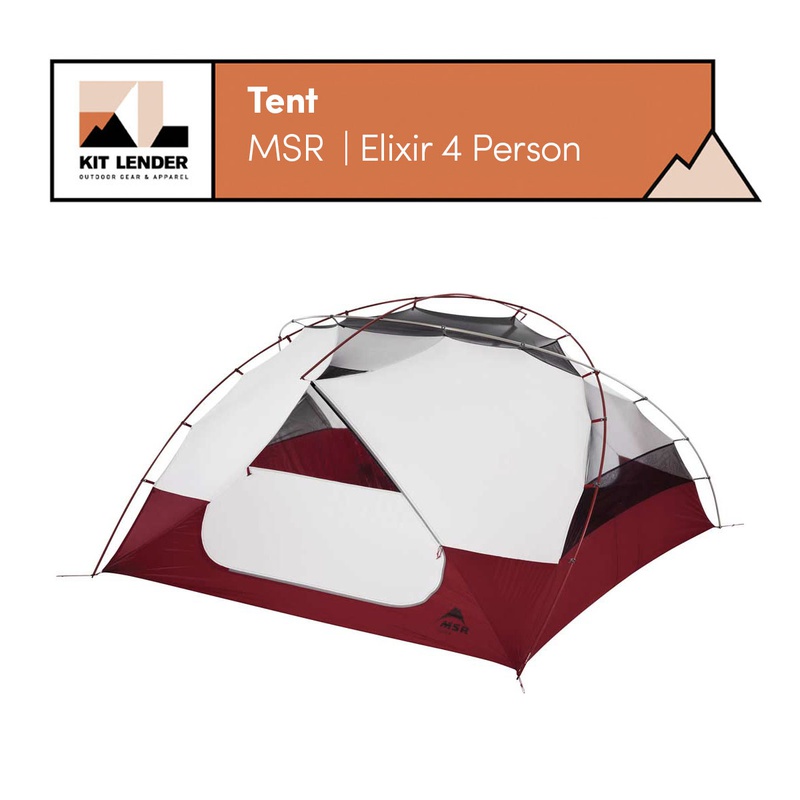 [Tent] - MSR (Elixir 4 Person)