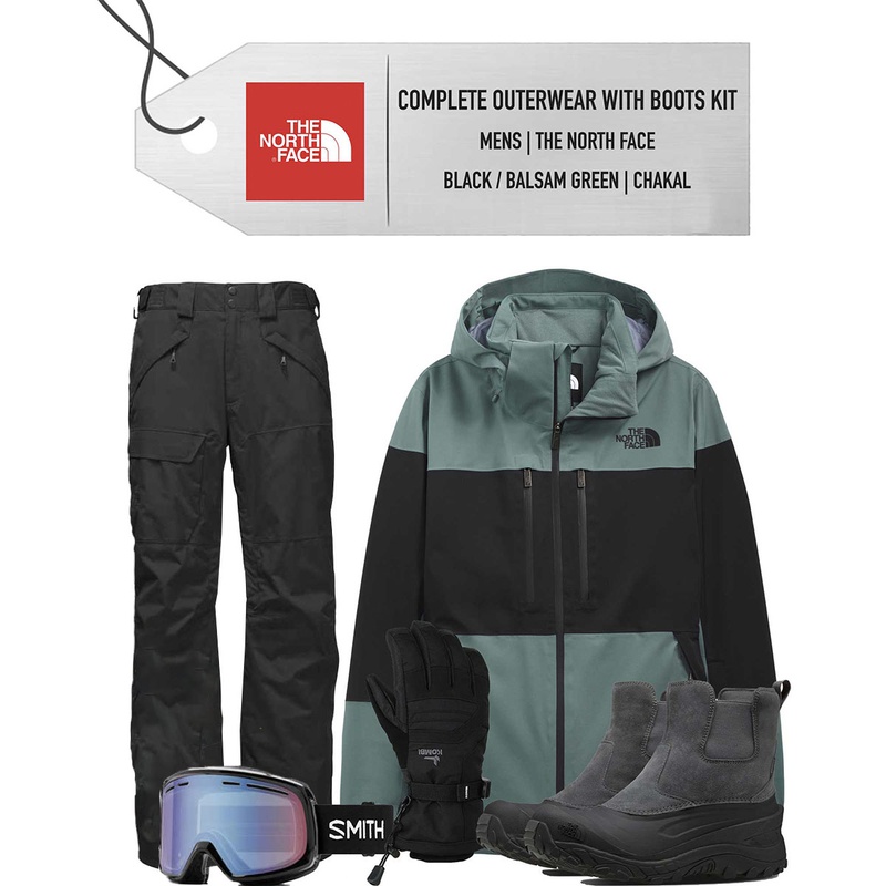 [Complete Outerwear with Boots KIT] - Mens - The North Face (Black ...