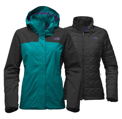 [Complete Outerwear with Boots KIT] - Womens - The North Face (Teal | 3-in-1)