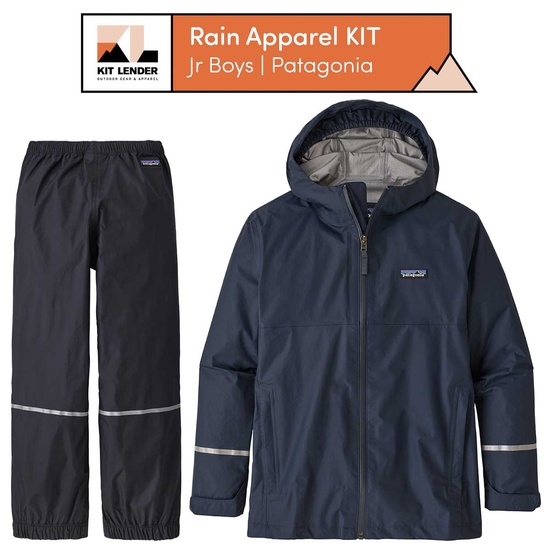 **REMOVED**[Rain Apparel KIT] - Jr Boys - Patagonia (New Navy | Torrentshell 3L)