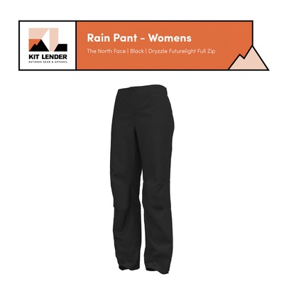 [Rain Apparel KIT] - Women's - The North Face (Dryzzle Futurelight)