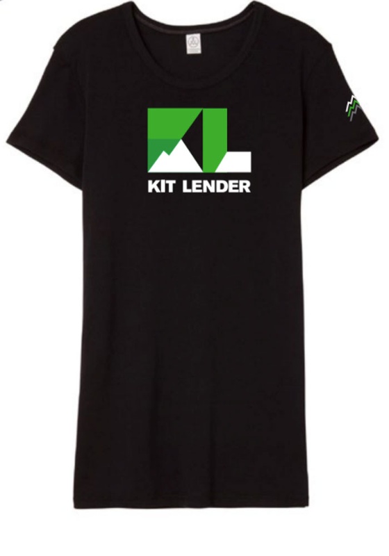 [T-Shirt] - Womens - Kit Lender (KL Logo | Black)