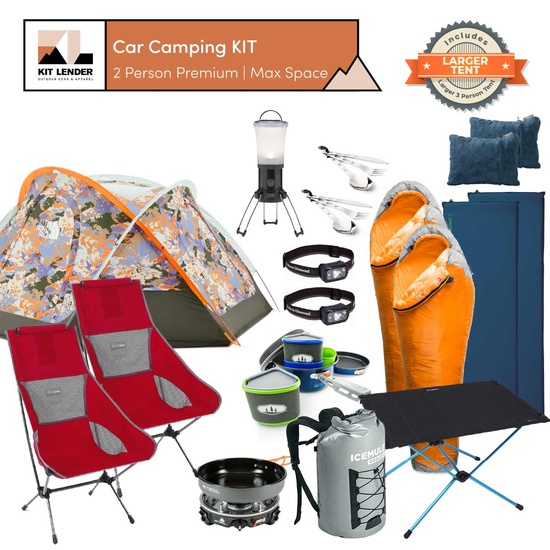 [Car Camping KIT] - 2 Person (Premium | Max Space)