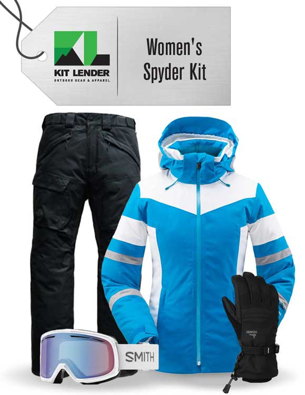[Complete Outerwear KIT] - Womens - Spyder (Blue / White | Gore-Tex | Poise)