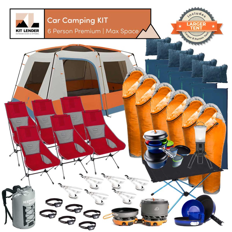 [Car Camping KIT] - 6 Person (Premium | Max Space)