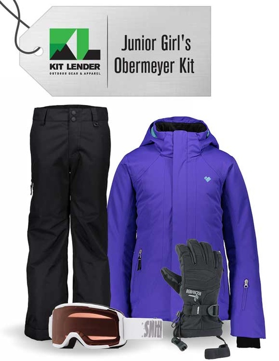 [Complete Outerwear KIT] - Jr Girls - Obermeyer (Purple | Haana)
