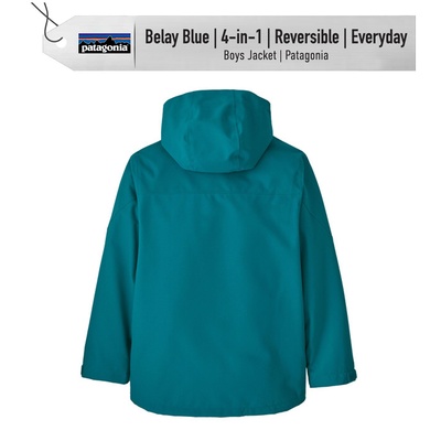 [Complete Outerwear KIT] - Jr Unisex - Patagonia (Belay Blue | 4-in-1 | Reversible | Everyday)