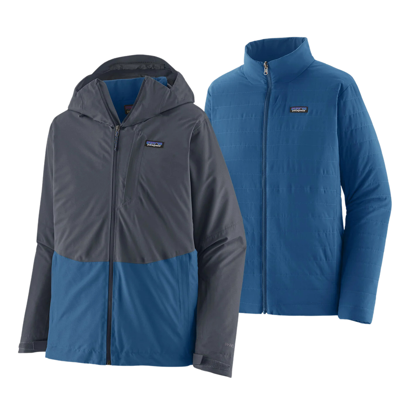 [Jacket] - Men's - Patagonia ( Clement Blue | 3-in-1 | Powder Town )