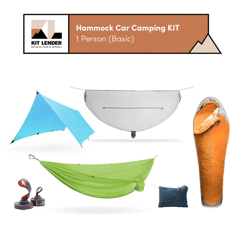 Hammock Car Camping KIT - 1 Person (Basic)