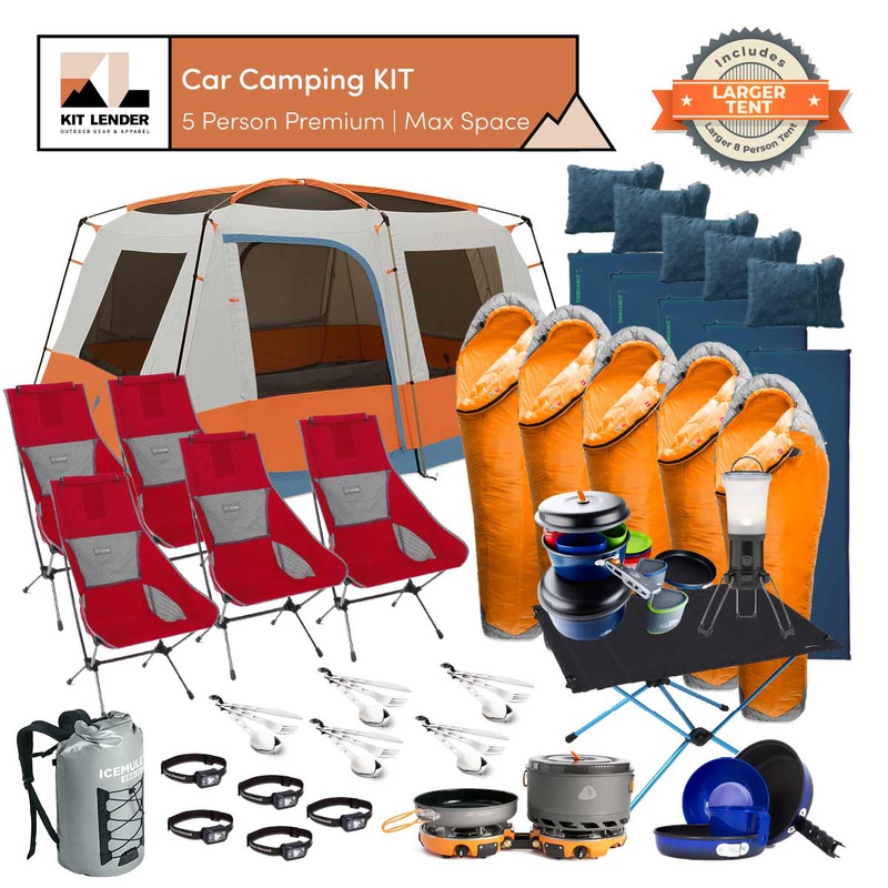 [Car Camping KIT] - 5 Person (Premium | Max Space)
