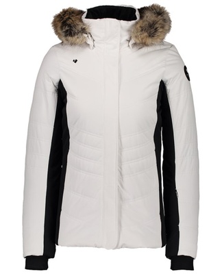 [Complete Outerwear KIT] - Womens - Obermeyer (White | Fur Hood | Tuscany II)