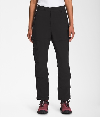 [Hiking Pants] - Womens - The North Face (Black | Zip-off | Bridgeway)
