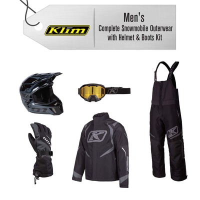 ** REMOVED S24 ** [Complete Snowmobile Outerwear with Helmet KIT] - Mens - Klim (Klimate)