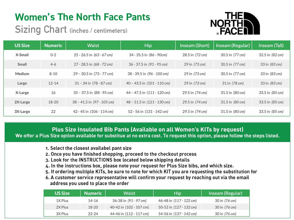 Womens North Face Pants