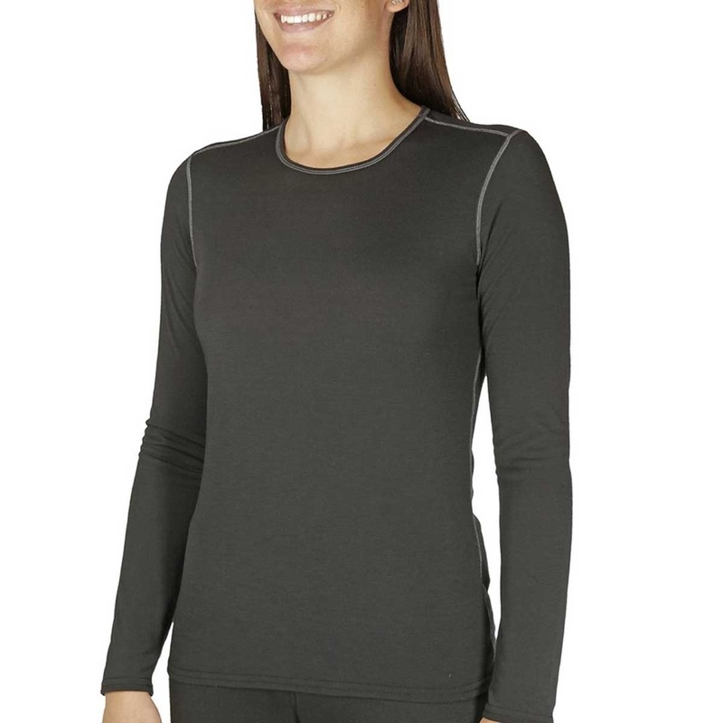 [Base Layer Top] - Womens - Hot Chillys (Black | Pepper Skins)