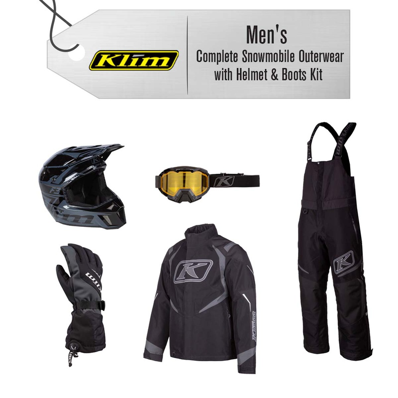 [Complete Snowmobile Outerwear with Helmet KIT] - Mens - Klim (Klimate)