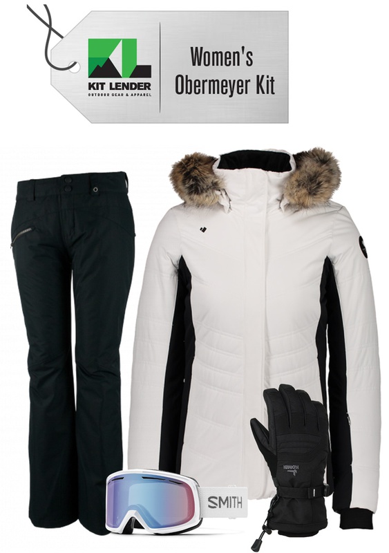 [Complete Outerwear KIT] - Womens - Obermeyer (White | Fur Hood | Tuscany II)