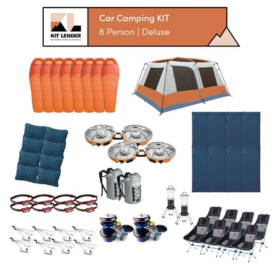[Car Camping KIT] - 8 Person (Deluxe)