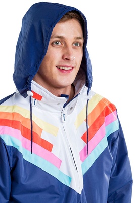 [Complete Outerwear KIT] - Mens - Tipsy Elves (Blue | One-Piece | Santa Fe Shredder)