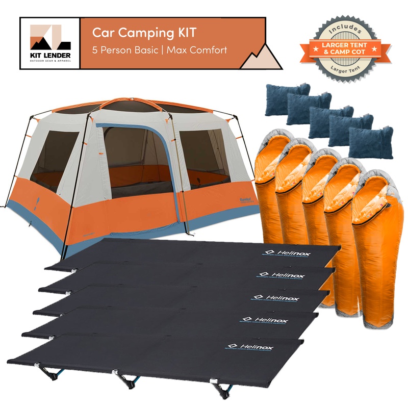 [Car Camping KIT] - 5 Person (Basic | Max Comfort)