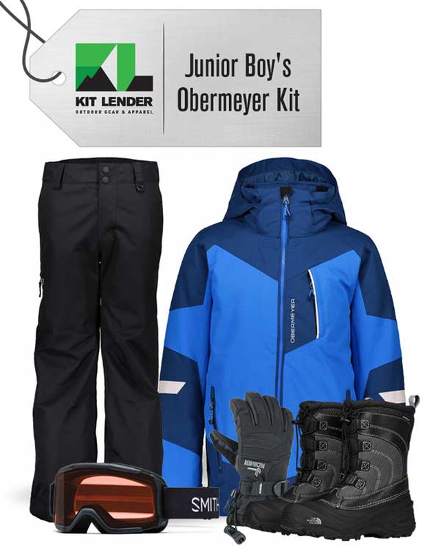 [Complete Outerwear with Boots KIT] - Jr Boys - Obermeyer (Blue | Fleet)