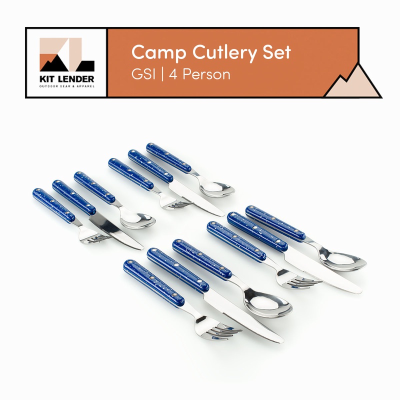 [Camp Cutlery Set] - GSI (4 Person)