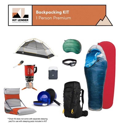 [Backpacking KIT] - 1 Person (Premium)