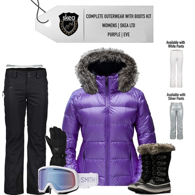 **SOLD** [Complete Outerwear with Boots KIT] - Womens - Skea (Purple | Fur Hood | Eve Parka)
