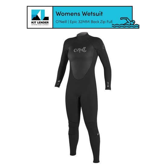 [Wetsuit] - Womens - O'Neill (Epic 3/2MM Back Zip Full)