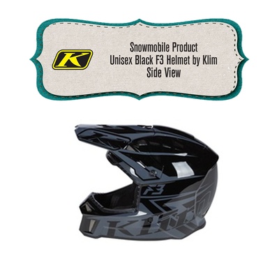 ** REMOVED S24 ** [Snowmobile Helmet] - Unisex - Klim (Black | F3 Helmet)