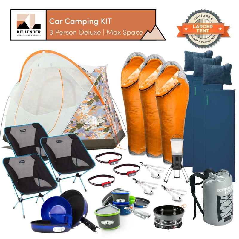[Car Camping KIT] - 3 Person (Deluxe | Max Space)