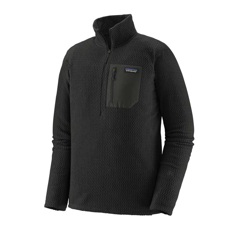 [Mid-Layer Top] - Men's - Patagonia (Black | R1 Air Zip]