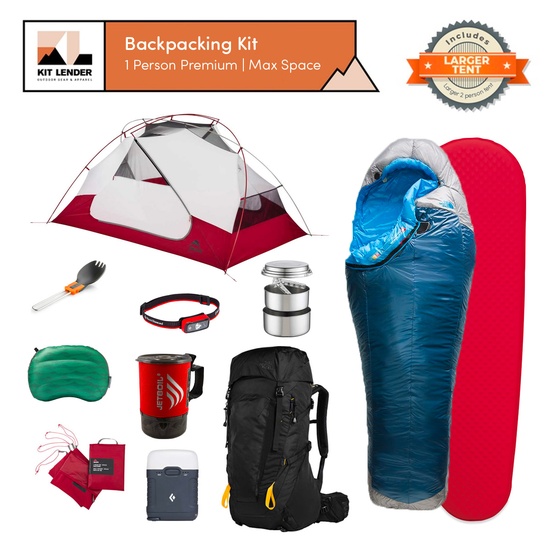 [Backpacking KIT] - 1 Person (Premium | Max Space)