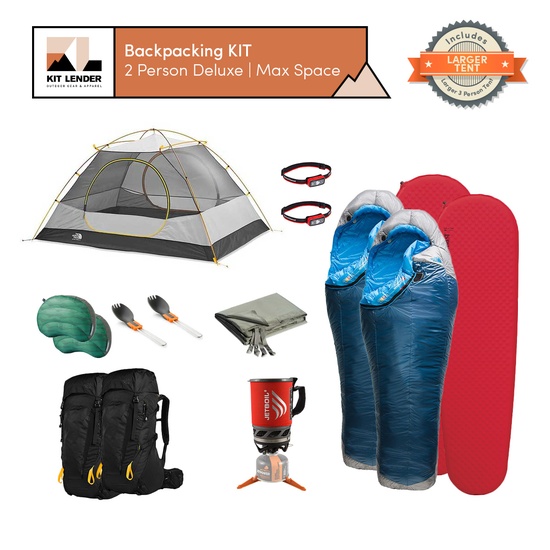 [Backpacking KIT] - 2 Person (Deluxe | Max Space)