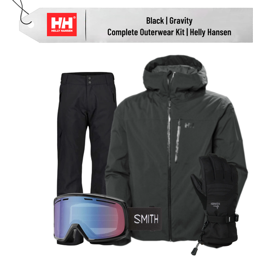 [Complete Outerwear KIT] - Mens - Helly Hansen (Black | Gravity)