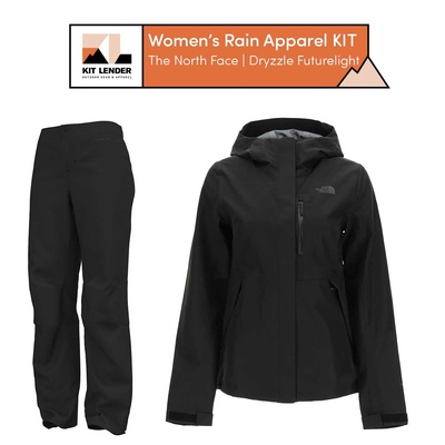 [Rain Apparel KIT] - Women's - The North Face (Dryzzle Futurelight)