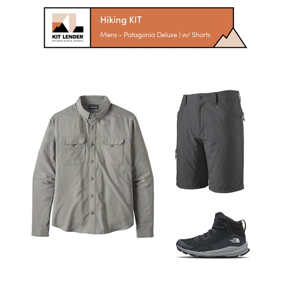 **REMOVED**[Hiking KIT] - Mens - Patagonia (Deluxe | w/ Shorts)