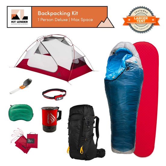 [Backpacking KIT] - 1 Person (Deluxe | Max Space)