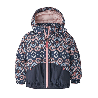 ** REMOVED S24 ** [Complete Outerwear KIT] - Toddler Girls - Patagonia (Blue w/ Craft Pink Print | Baby Snow Pile)