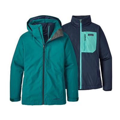 **SOLD** [Complete Outerwear KIT] - Womens - Patagonia (Teal | 3-in-1)